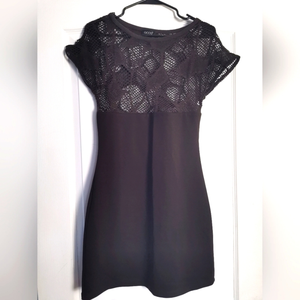 Occo Dress Size 40 equal size 8 USA Dark Brown, never used